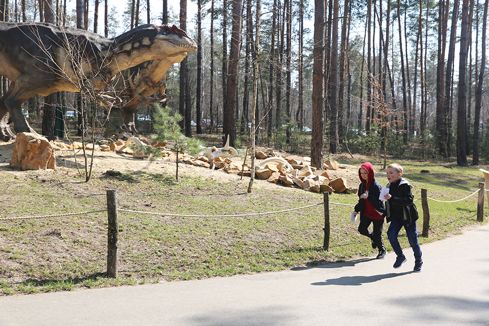 Этномир парк динозавров фото